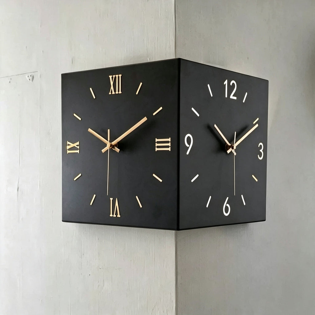 Modern 3D Wall Clock | High & Bury