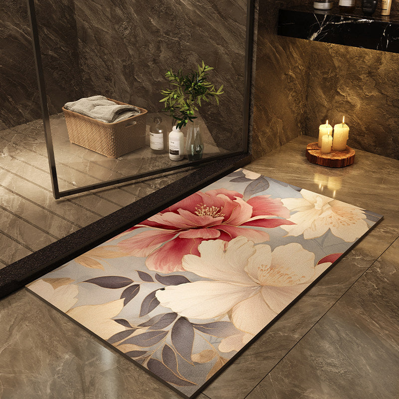 Modern Abstract Non-Slip Bath Mat | High & Bury