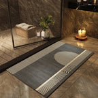 Modern Abstract Non-Slip Bath Mat | High & Bury