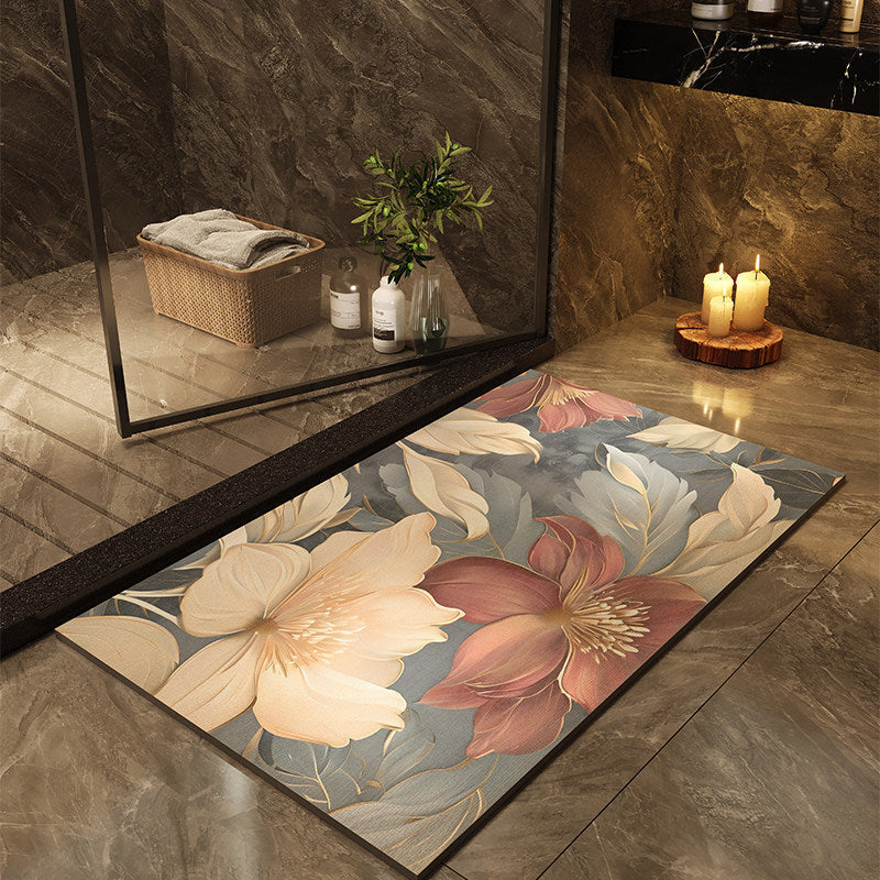 Modern Abstract Non-Slip Bath Mat | High & Bury