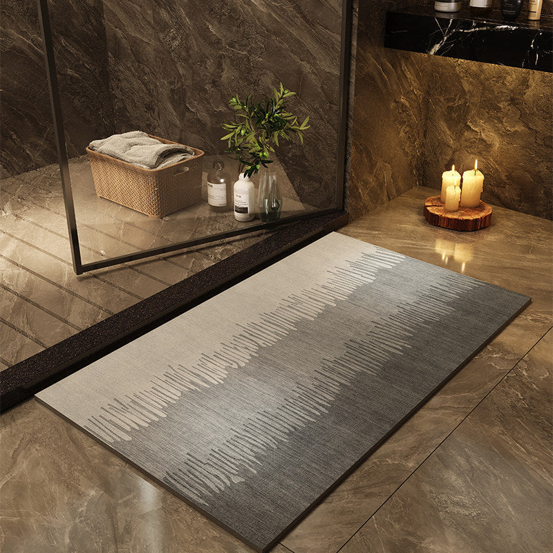 Modern Abstract Non-Slip Bath Mat | High & Bury