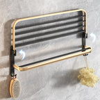 Modern Black and Brass Metal Bathroom Accessories, Individual Pieces or Sets, view 20