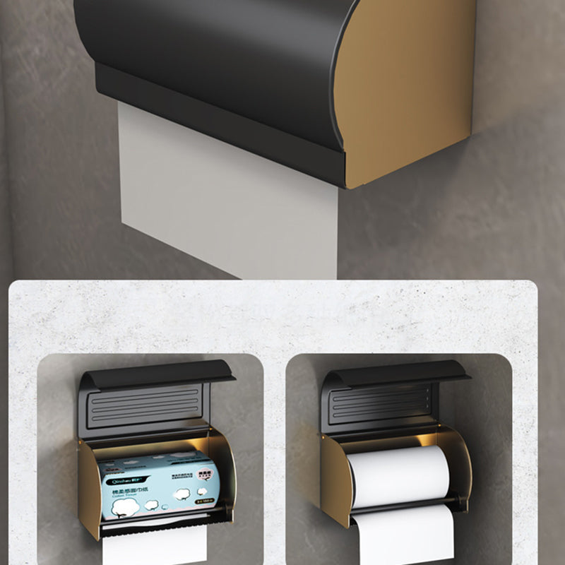 Modern Black and Brass Metal Bathroom Accessories, Individual Pieces or Sets, view 24