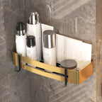 Modern Black and Brass Metal Bathroom Accessories, Individual Pieces or Sets, view 29