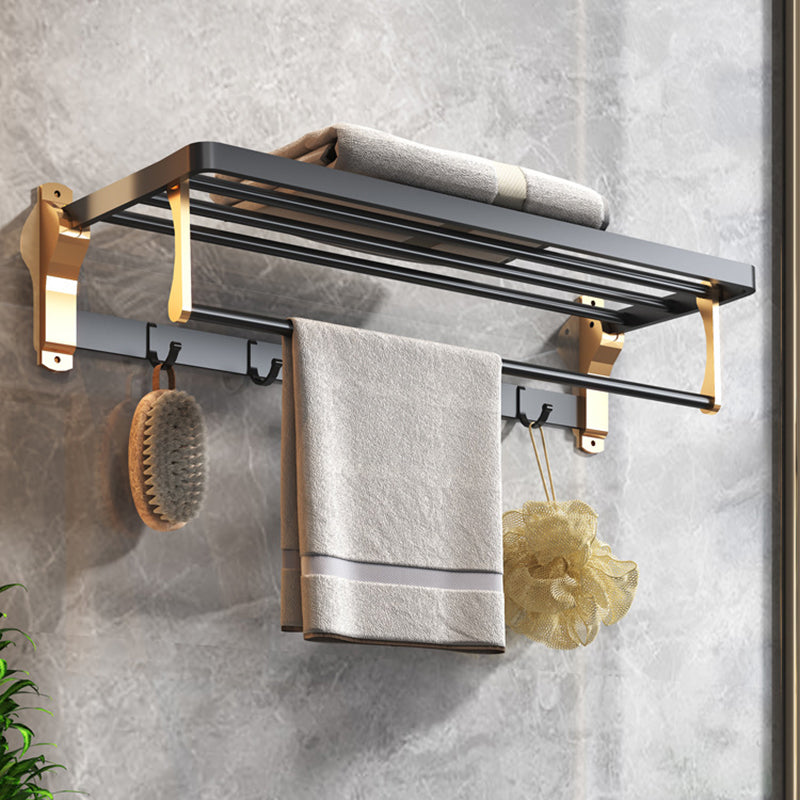Modern Black and Brass Metal Bathroom Accessories, Individual Pieces or Sets, view 36
