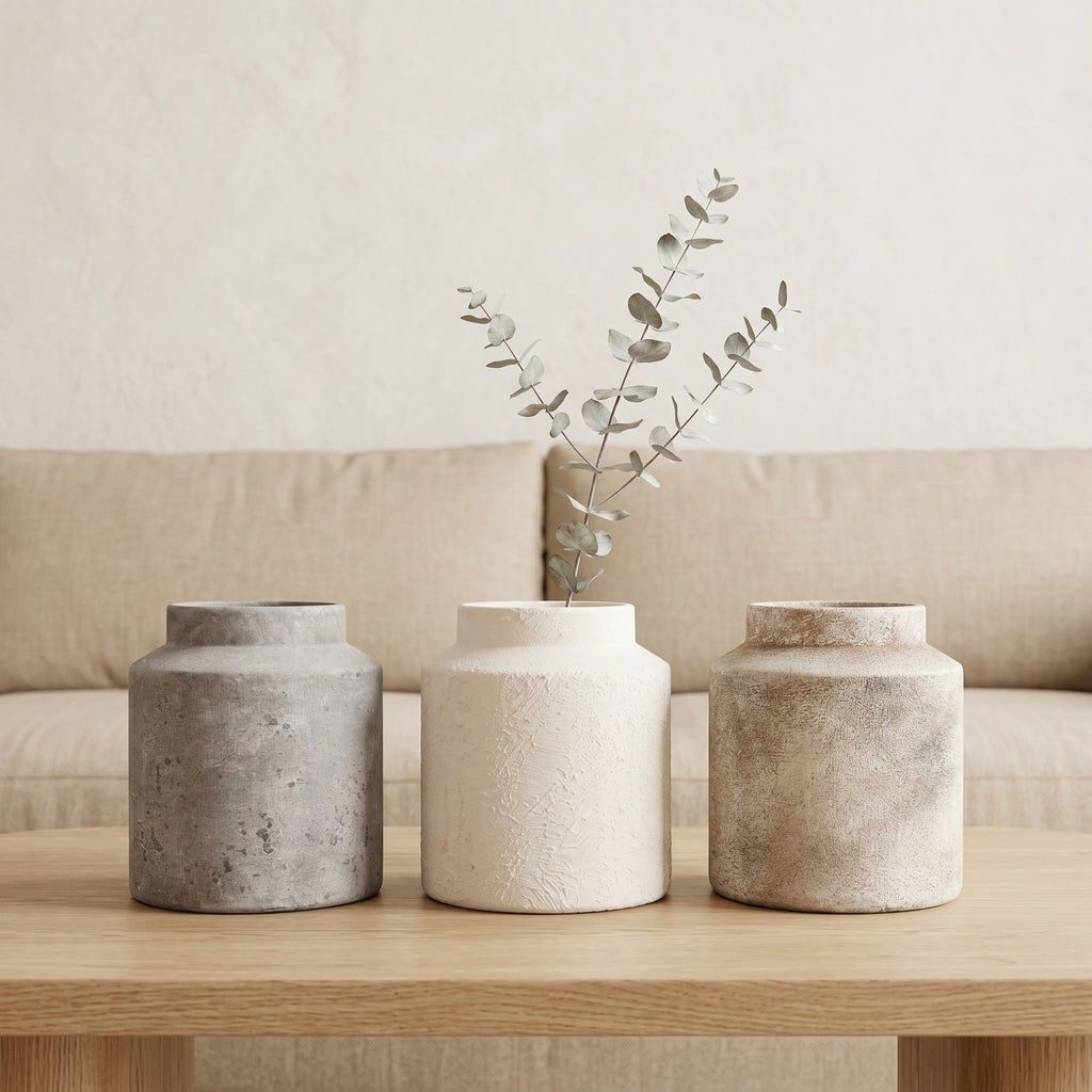 Modern Ceramic Vessel Vases | High & Bury