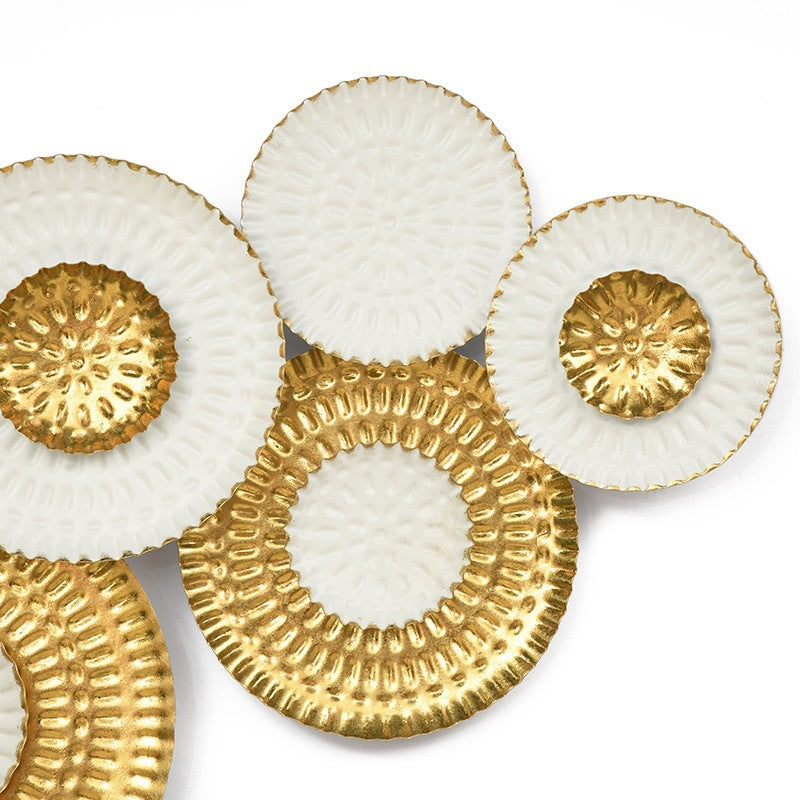 Modern Decorative Wall Sculpture with Circular Design | High & Bury