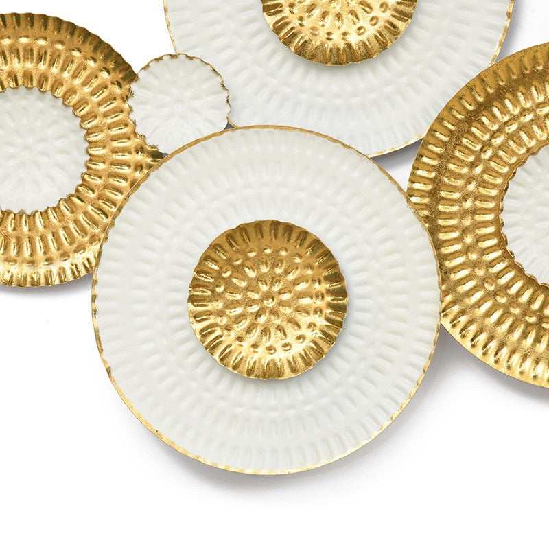 Modern Decorative Wall Sculpture with Circular Design | High & Bury