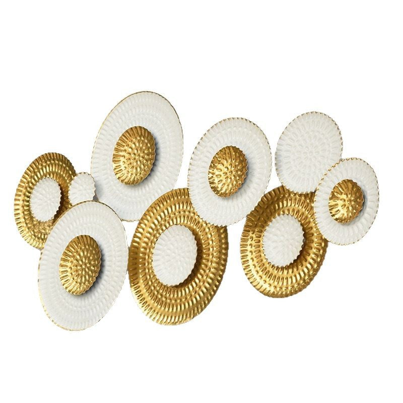 Modern Decorative Wall Sculpture with Circular Design | High & Bury