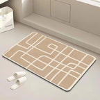 Modern Geometric Bath Mat | High & Bury