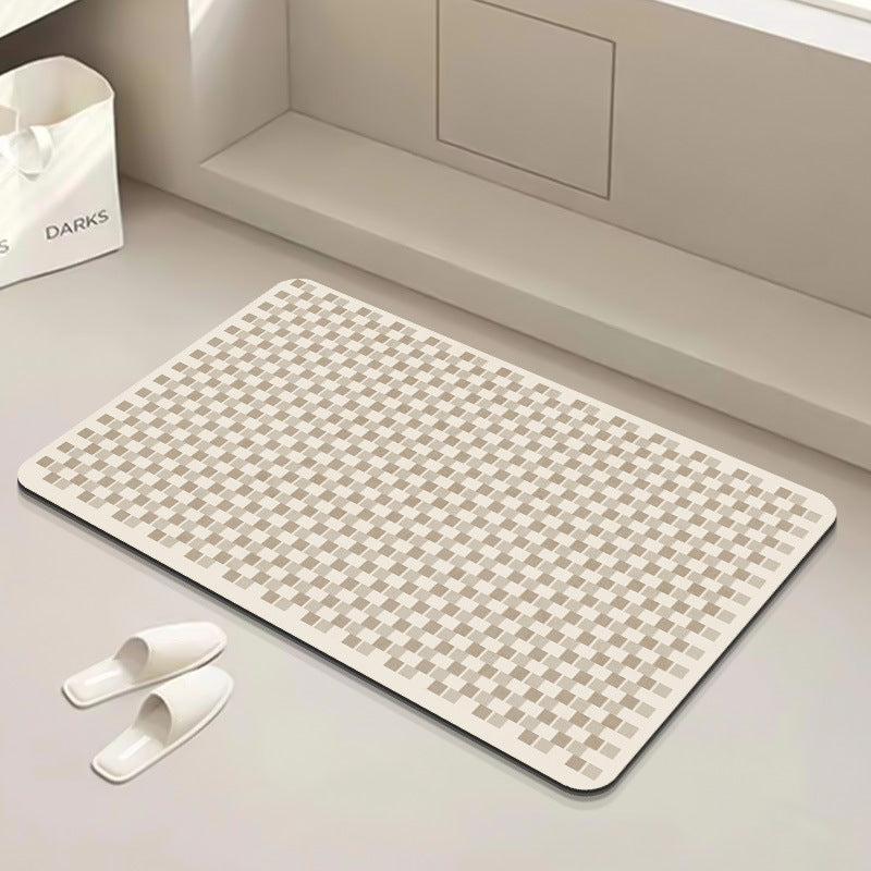 Modern Geometric Bath Mat | High & Bury