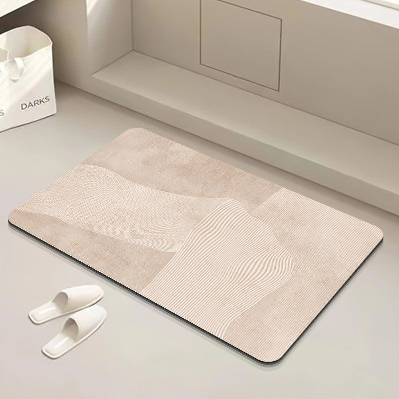 Modern Geometric Bath Mat | High & Bury
