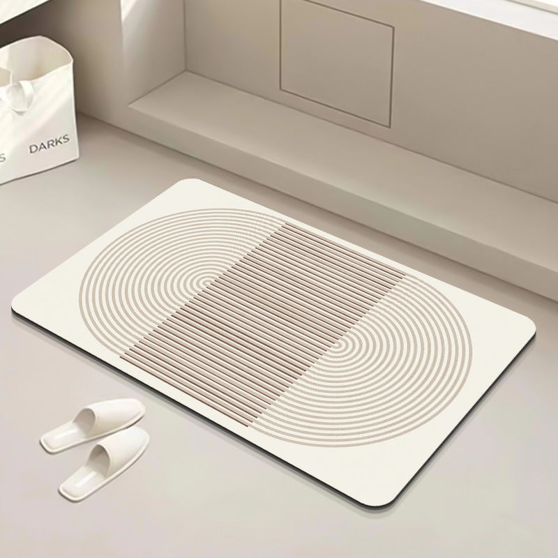 Modern Geometric Bath Mat | High & Bury