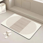 Modern Geometric Bath Mat | High & Bury