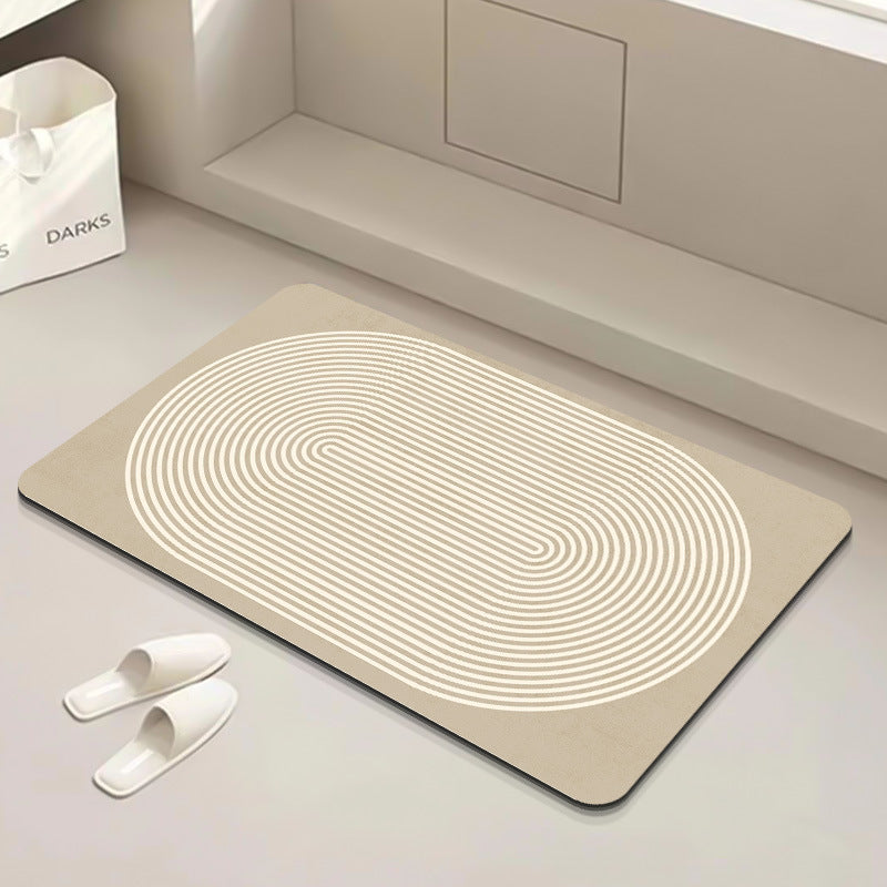 Modern Geometric Bath Mat | High & Bury