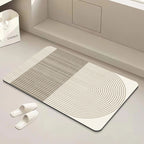 Modern Geometric Bath Mat | High & Bury
