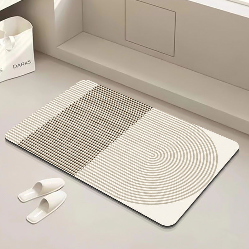 Modern Geometric Bath Mat | High & Bury