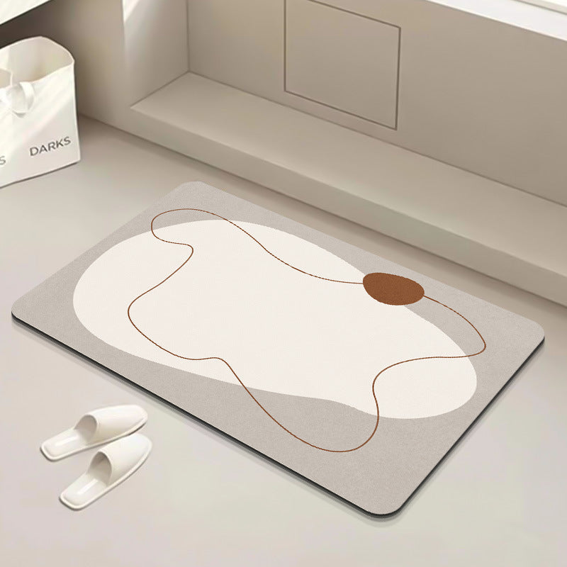 Modern Geometric Bath Mat | High & Bury