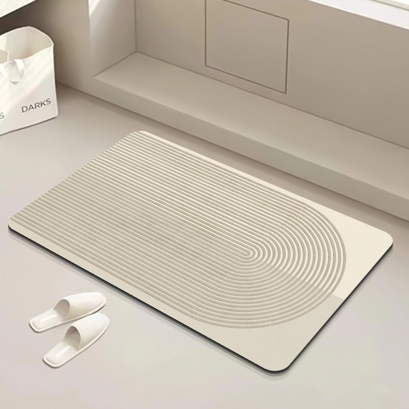 Modern Geometric Bath Mat | High & Bury