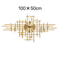 Modern Geometric Wall Clock Art | High & Bury
