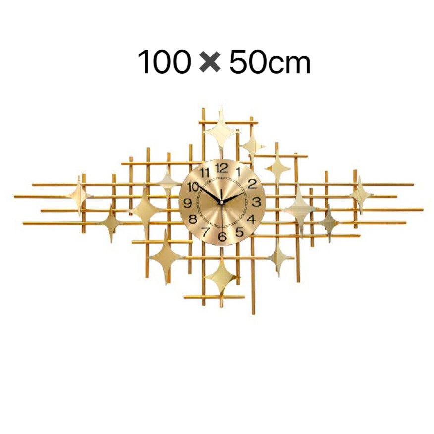Modern Geometric Wall Clock Art | High & Bury