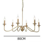 Modern Industrial Multi-Armed Minimalist Candle Holder Chandelier Pendant Light | High & Bury