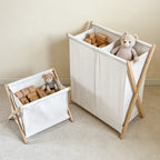 Modern Laundry Basket with Folding Frame | High & Bury