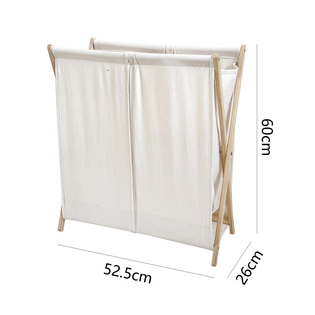 Modern Laundry Basket with Folding Frame | High & Bury