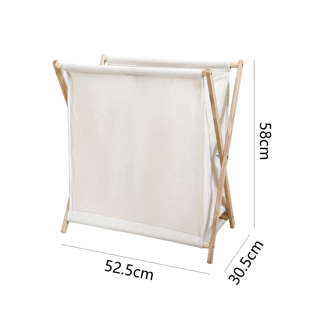 Modern Laundry Basket with Folding Frame | High & Bury