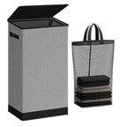 Modern Laundry Basket with Removable Inner Bag | High & Bury