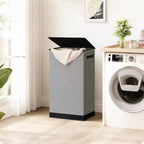 Modern Laundry Basket with Removable Inner Bag | High & Bury