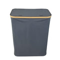 Modern Laundry Basket with Removable Lid and Carrying Handles | High & Bury