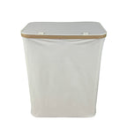 Modern Laundry Basket with Removable Lid and Carrying Handles | High & Bury
