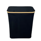 Modern Laundry Basket with Removable Lid and Carrying Handles | High & Bury
