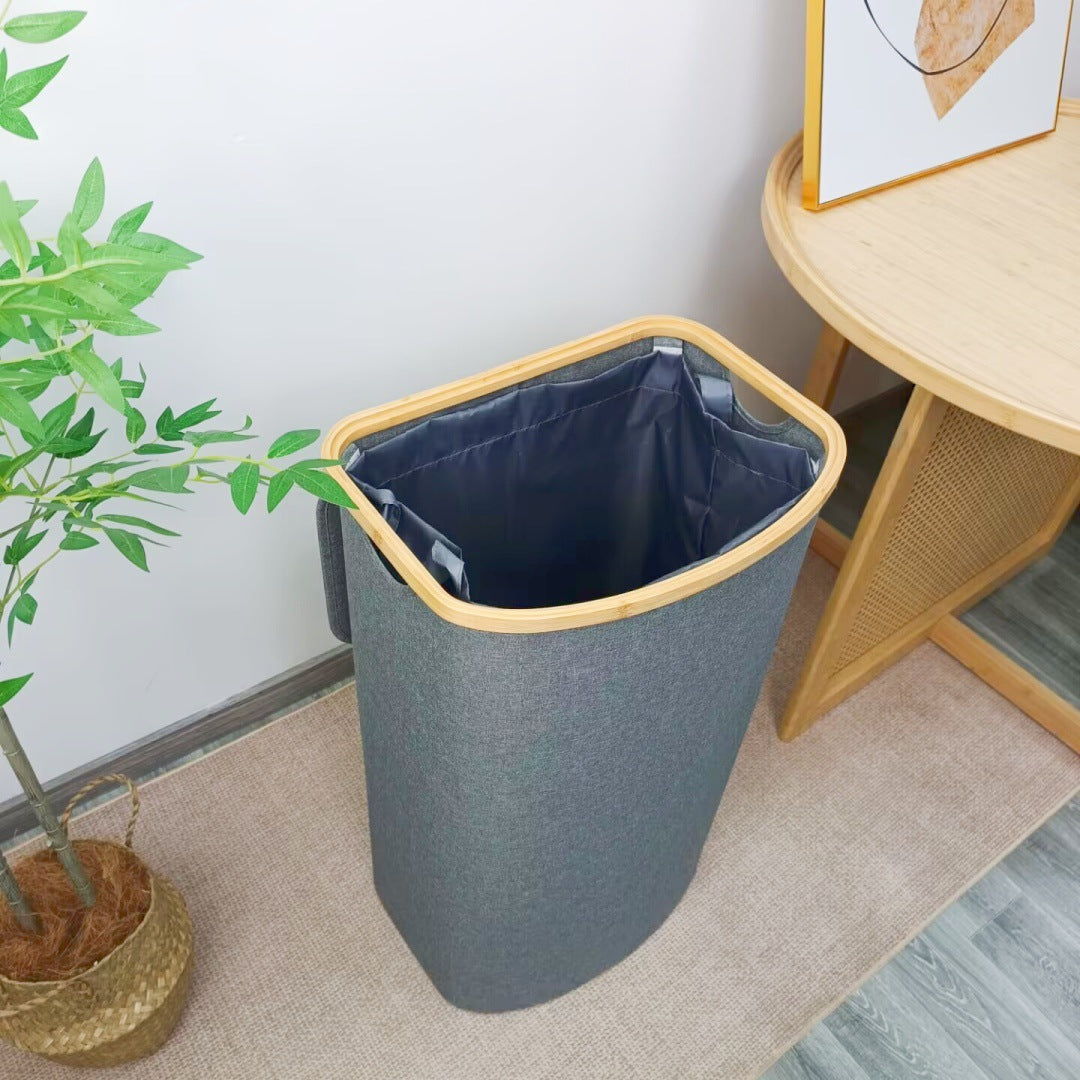 Modern Laundry Basket with Removable Lid | High & Bury