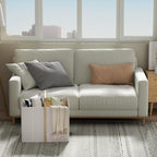 Modern Laundry Basket with Wooden Handle | High & Bury