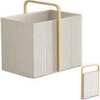 Modern Laundry Basket with Wooden Handle | High & Bury