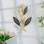 Modern Leaf Metal Wall Art | High & Bury