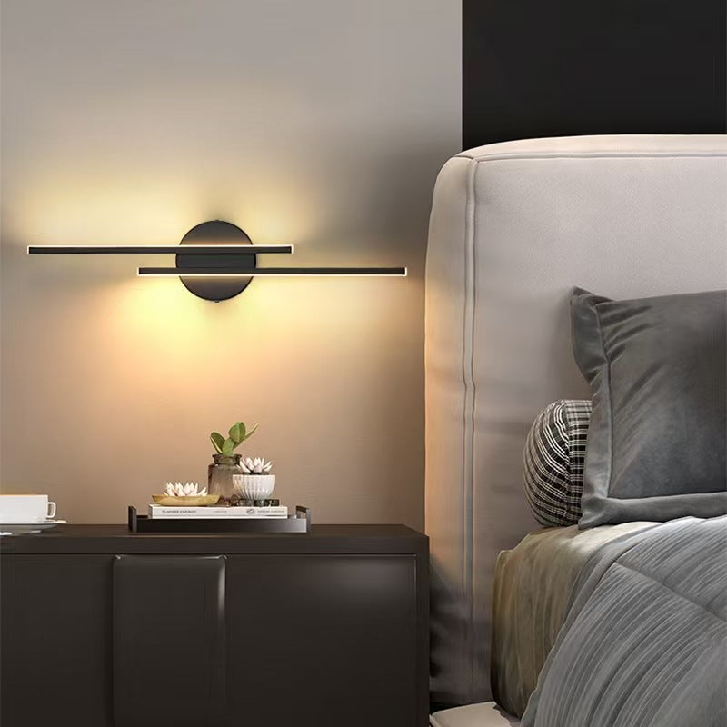 Modern Minimalist Horizontal LED Wall Light | High & Bury