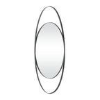 Modern Oval Decorative Wall Mirror | High & Bury