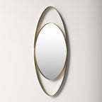 Modern Oval Decorative Wall Mirror | High & Bury
