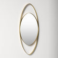 Modern Oval Decorative Wall Mirror | High & Bury