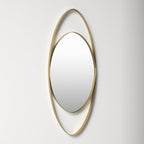 Modern Oval Decorative Wall Mirror | High & Bury