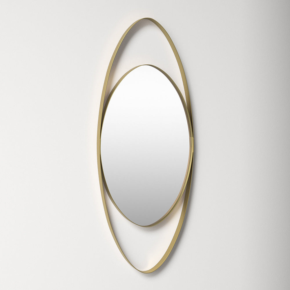 Modern Oval Decorative Wall Mirror | High & Bury