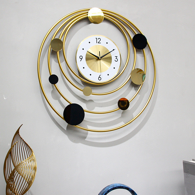 Modern Planetary Wall Clock | High & Bury