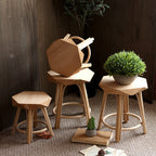 Modern Stool made of High-Quality Wood | High & Bury