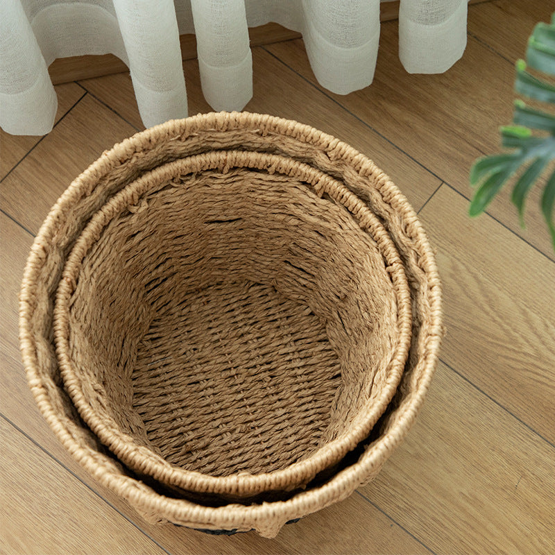 Modern Storage Basket with Geometric Design | High & Bury
