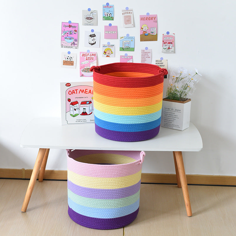 Modern Storage Basket with Handles | High & Bury