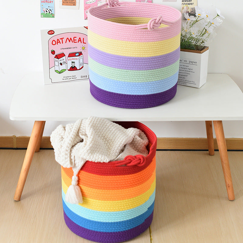 Modern Storage Basket with Handles | High & Bury