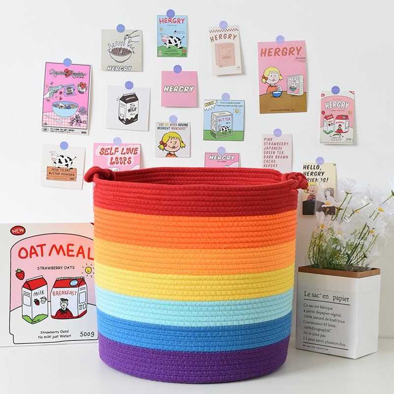 Modern Storage Basket with Handles | High & Bury